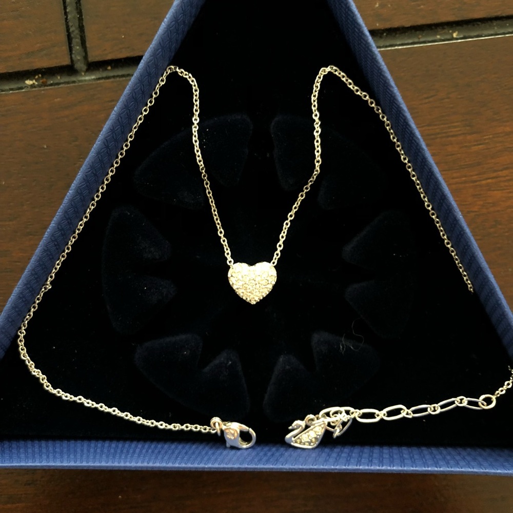 Swarovski heart necklace